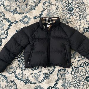 Brand New Burberry Alsham Crop Down Puffer Jacket